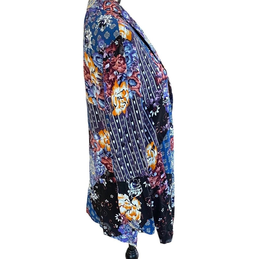 Jaase Women’s Multicolor Boho Patchwork Rayon Jac… - image 7